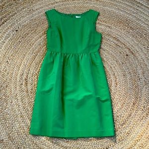 J. Crew green dress sz 2